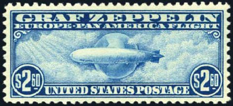 US Stamps Price Scott Catalogue C15 - 1930 US$2.60 Air Graf Zeppelin. Harmer-Schau Auction Galleries, Aug 2011, Sale 90, Lot 1655