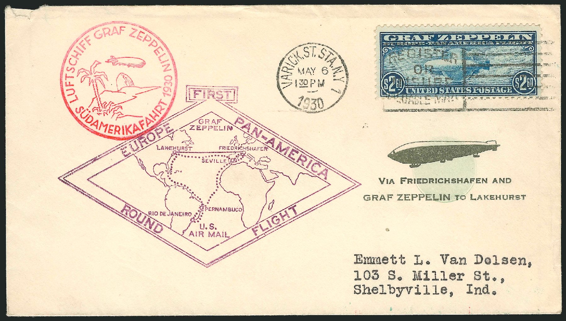 Price of US Stamp Scott Cat. #C15: US$2.60 1930 Air Graf Zeppelin. Robert Siegel Auction Galleries, Dec 2010, Sale 1003, Lot 5095