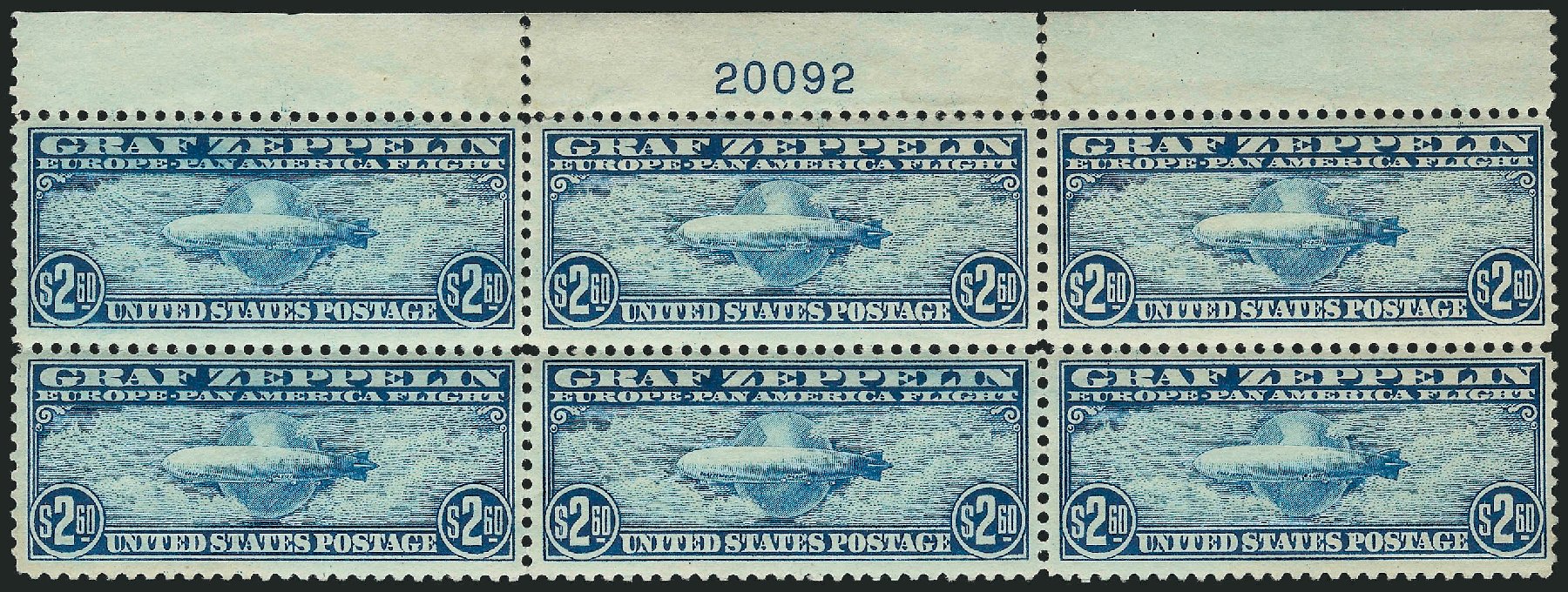US Stamps Values Scott Catalog #C15 - US$2.60 1930 Air Graf Zeppelin. Robert Siegel Auction Galleries, Apr 2015, Sale 1096, Lot 825