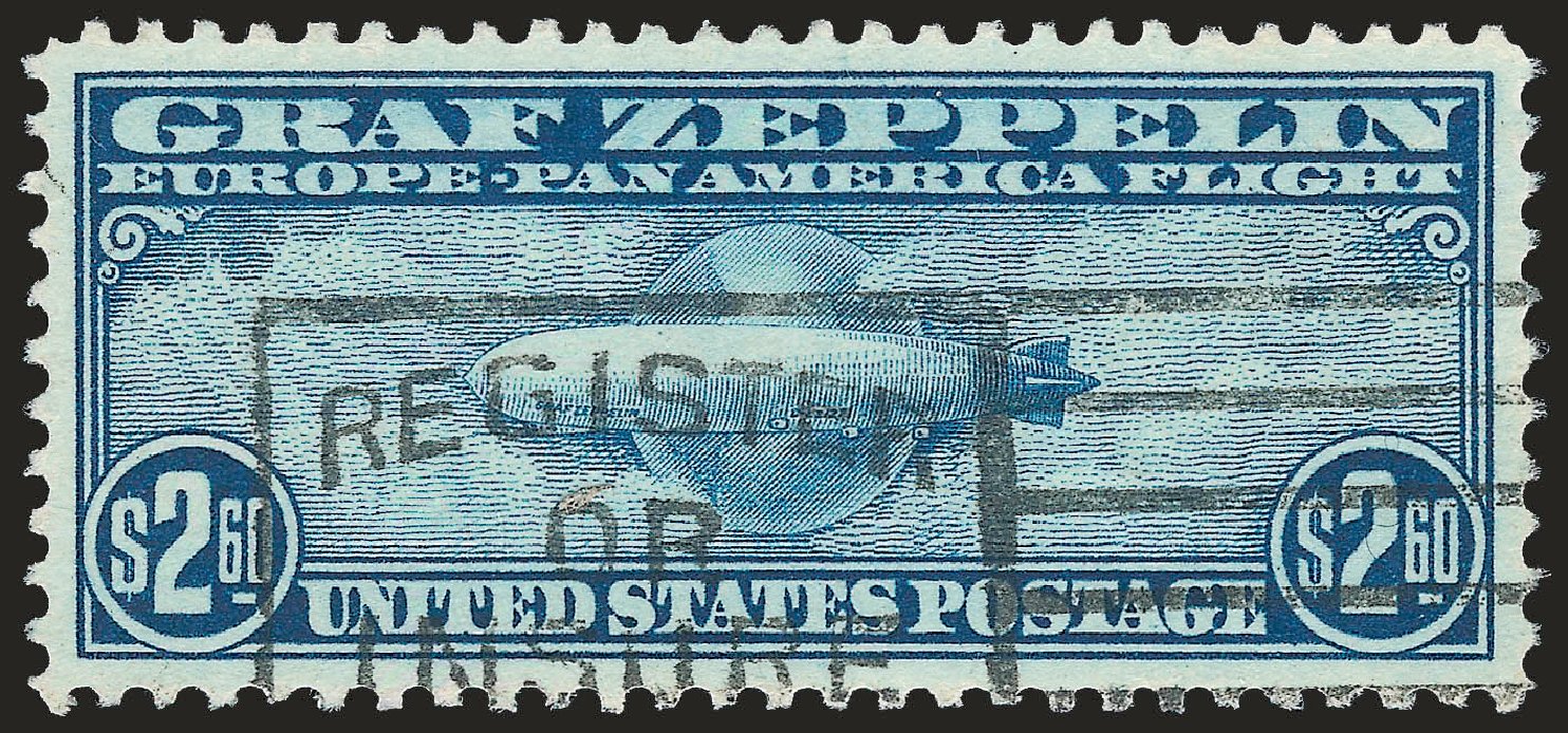 Price of US Stamps Scott Cat. C15 - US$2.60 1930 Air Graf Zeppelin. Robert Siegel Auction Galleries, Jun 2009, Sale 975, Lot 2132