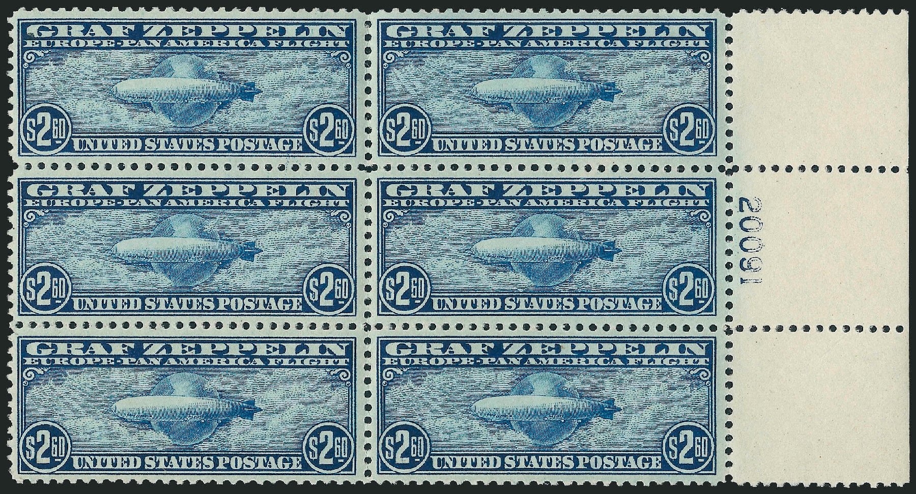US Stamp Values Scott C15 - US$2.60 1930 Air Graf Zeppelin. Robert Siegel Auction Galleries, Jun 2011, Sale 1010, Lot 123