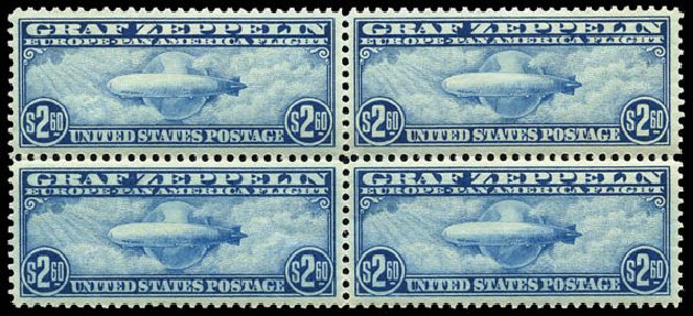 US Stamp Prices Scott C15: US$2.60 1930 Air Graf Zeppelin. Matthew Bennett International, Mar 2011, Sale 337, Lot 3096