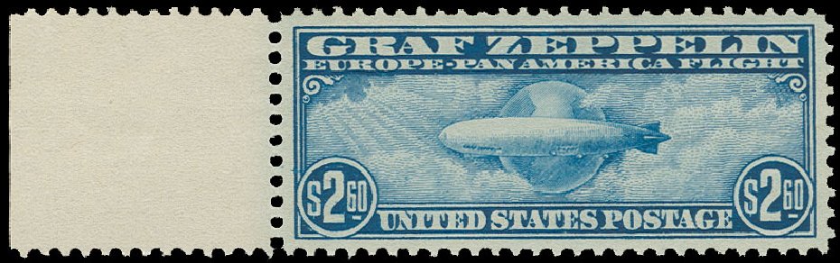 Prices of US Stamp Scott Cat. #C15: US$2.60 1930 Air Graf Zeppelin. H.R. Harmer, Jun 2013, Sale 3003, Lot 1546