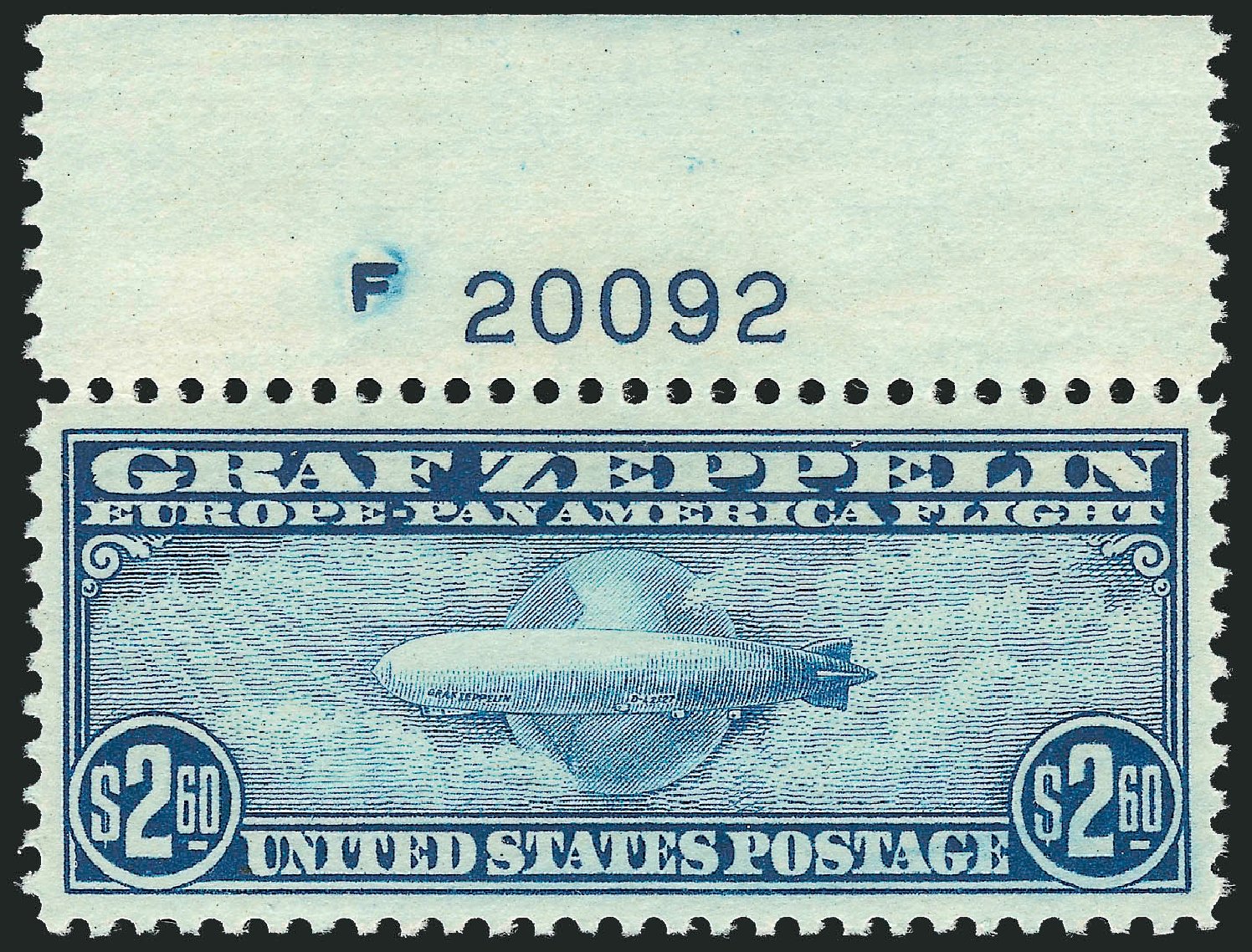 US Stamp Price Scott Catalogue C15 - US$2.60 1930 Air Graf Zeppelin. Robert Siegel Auction Galleries, Oct 2012, Sale 1033, Lot 4256