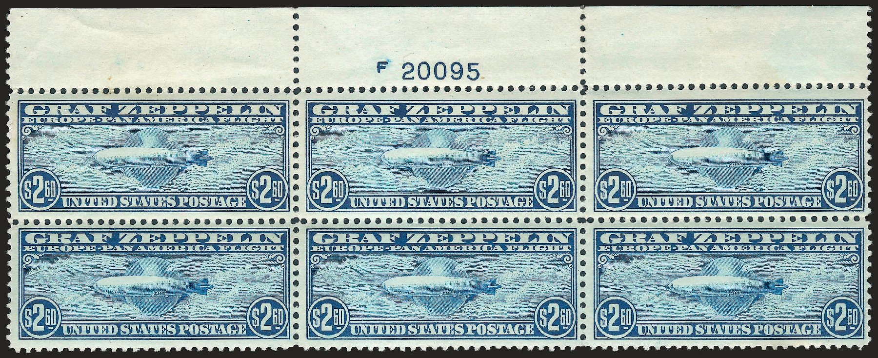 US Stamp Value Scott C15: 1930 US$2.60 Air Graf Zeppelin. Robert Siegel Auction Galleries, Apr 2009, Sale 971, Lot 1966