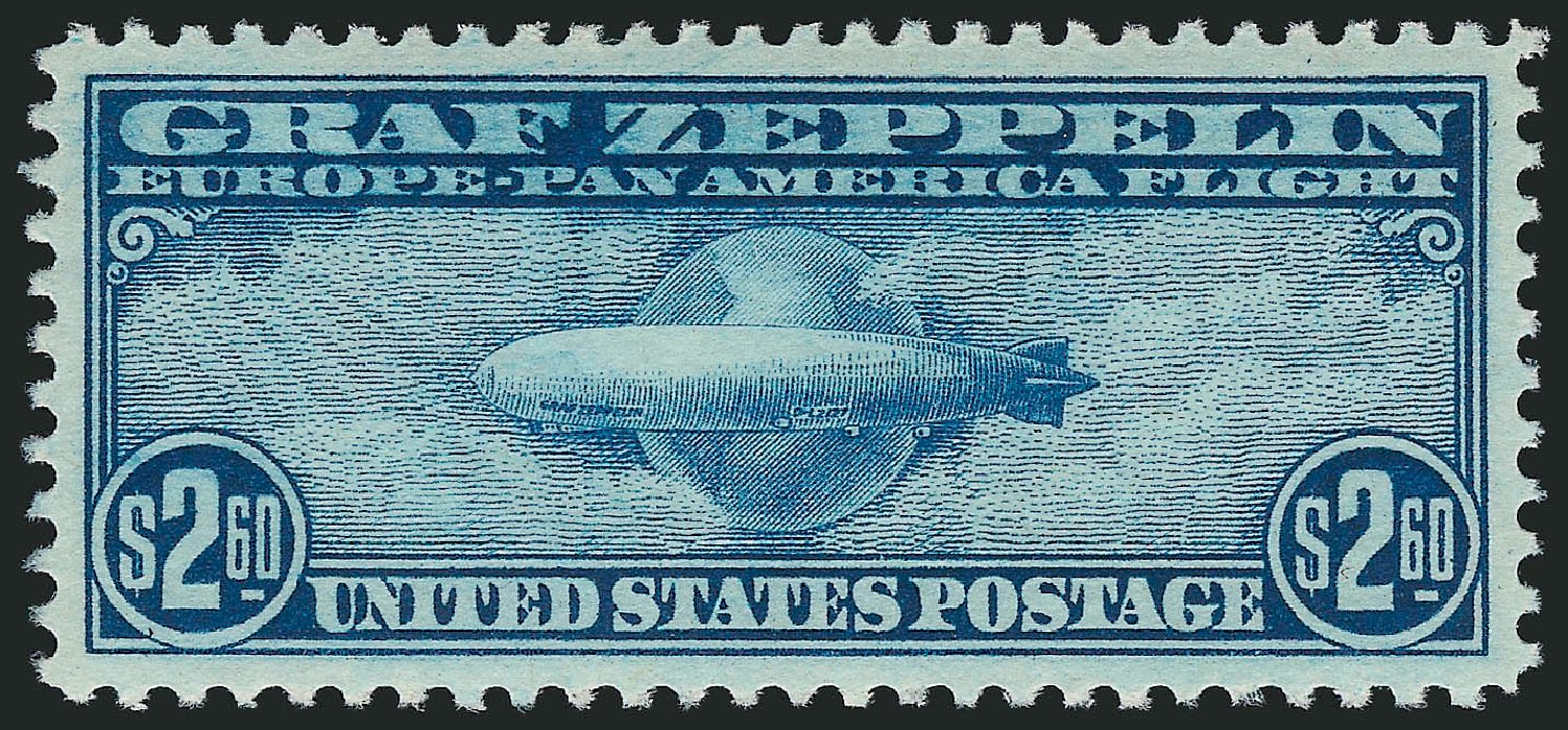 US Stamps Price Scott # C15: 1930 US$2.60 Air Graf Zeppelin. Robert Siegel Auction Galleries, Sep 2009, Sale 976, Lot 2246