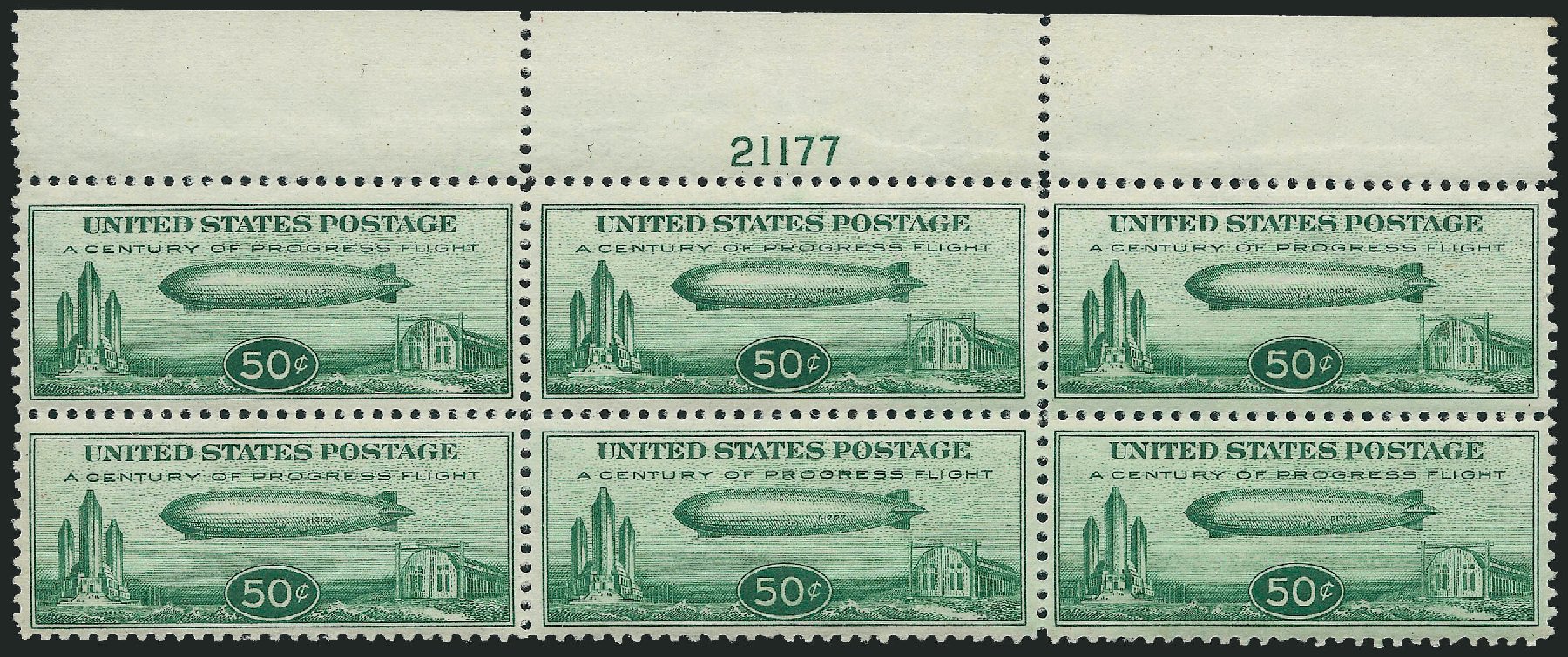 Price of US Stamp Scott Cat. # C18: 1933 50c Air Graf Zeppelin. Robert Siegel Auction Galleries, Apr 2009, Sale 971, Lot 1977