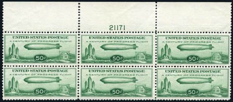 Prices of US Stamp Scott Catalog # C18 - 1933 50c Air Graf Zeppelin. Harmer-Schau Auction Galleries, Feb 2010, Sale 84, Lot 1778