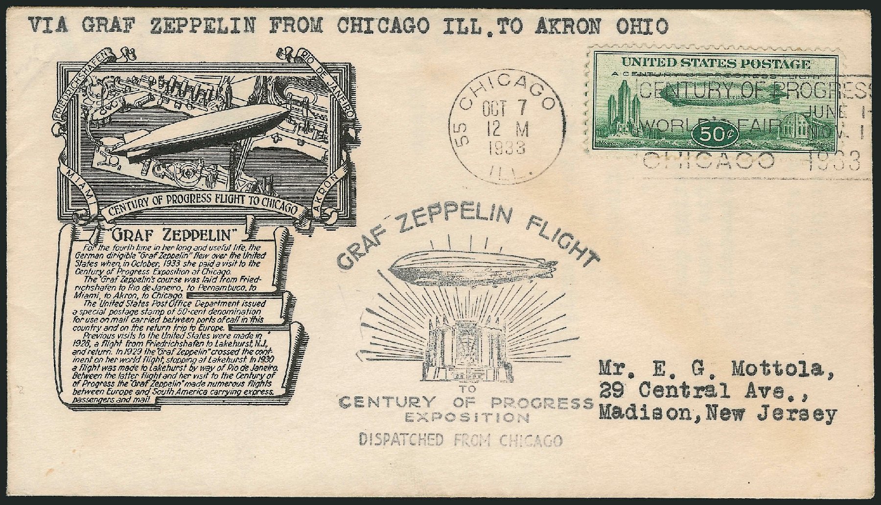 Value of US Stamps Scott Cat. #C18 - 1933 50c Air Graf Zeppelin. Robert Siegel Auction Galleries, Dec 2010, Sale 1003, Lot 5108