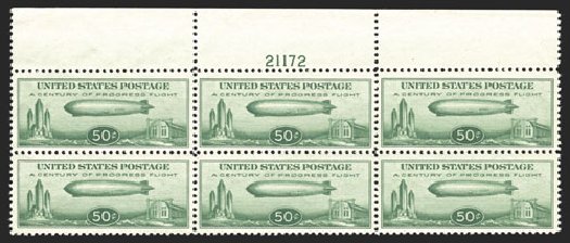Costs of US Stamps Scott Cat. C18 - 1933 50c Air Graf Zeppelin. Spink Shreves Galleries, Mar 2013, Sale 142, Lot 428