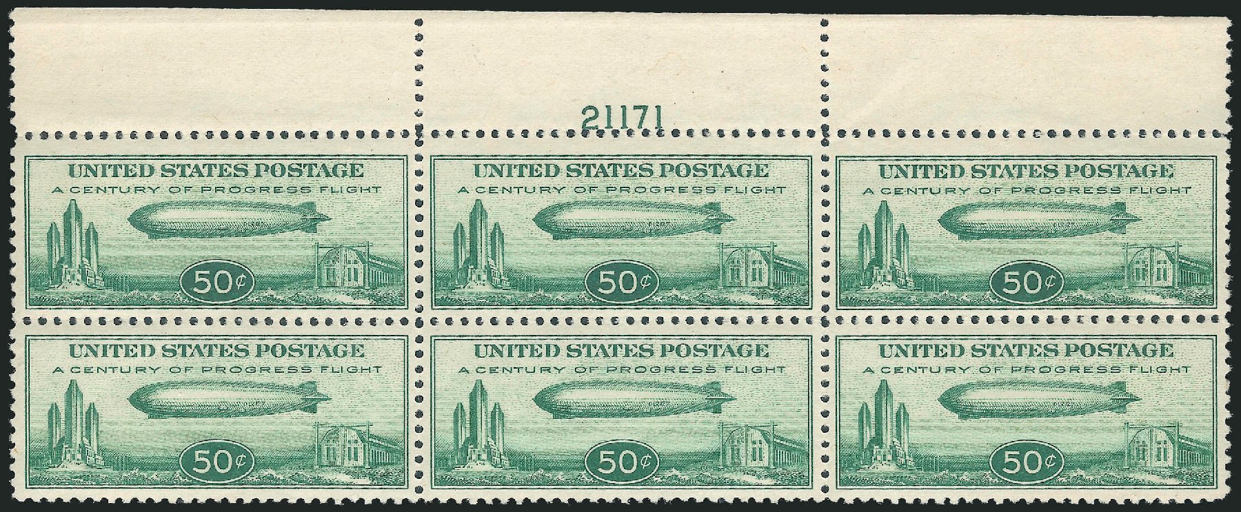 Price of US Stamp Scott Cat. # C18 - 1933 50c Air Graf Zeppelin. Robert Siegel Auction Galleries, Nov 2013, Sale 1061, Lot 4079