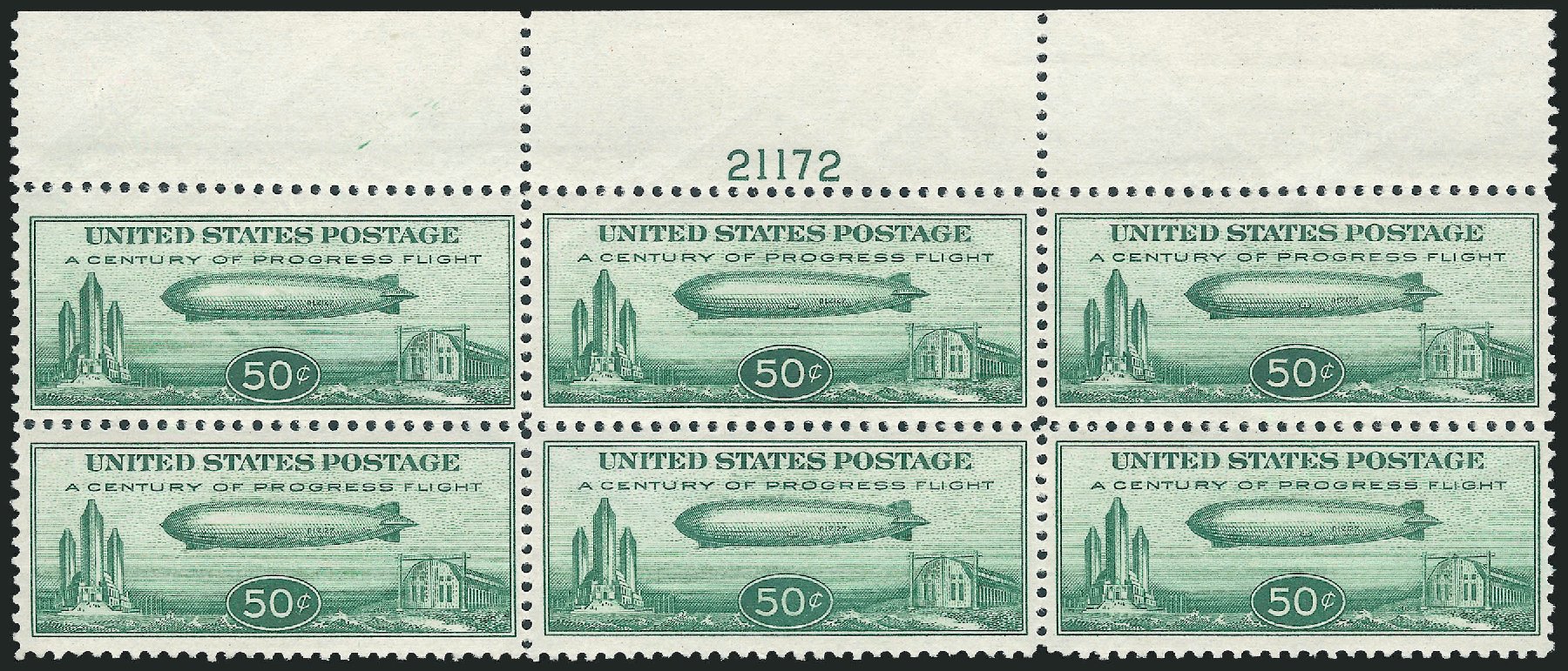 US Stamp Prices Scott # C18: 50c 1933 Air Graf Zeppelin. Robert Siegel Auction Galleries, Nov 2013, Sale 1061, Lot 4080