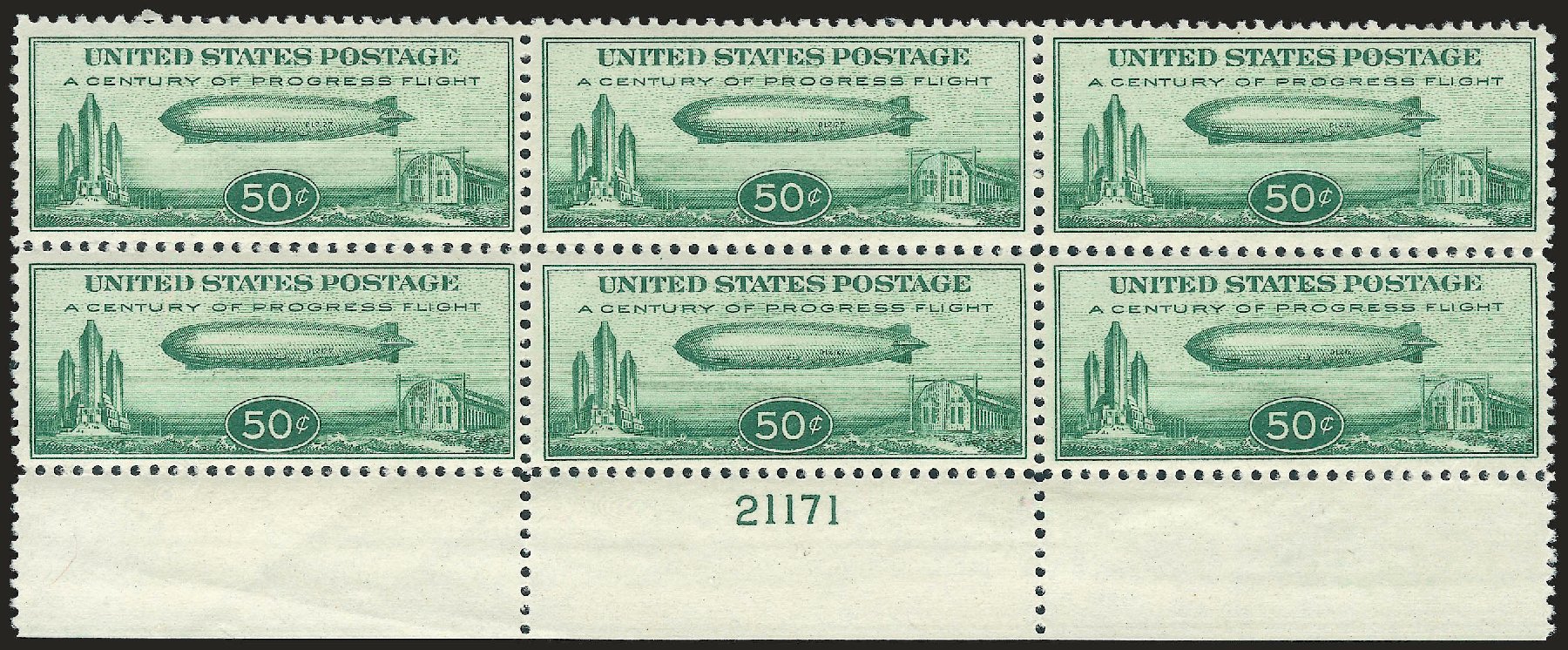 Prices of US Stamps Scott # C18: 50c 1933 Air Graf Zeppelin. Robert Siegel Auction Galleries, Sep 2009, Sale 976, Lot 2251