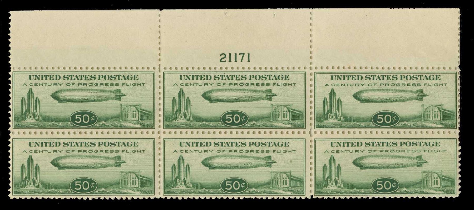 Costs of US Stamp Scott Catalog C18: 1933 50c Air Graf Zeppelin. H.R. Harmer, May 2014, Sale 3005, Lot 1404