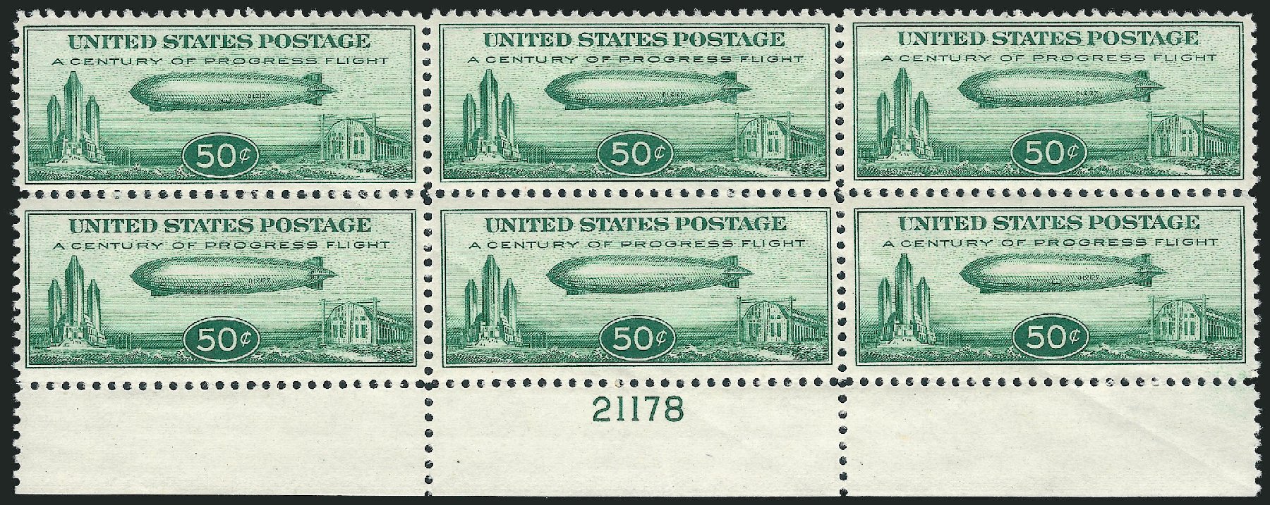 Prices of US Stamp Scott #C18: 1933 50c Air Graf Zeppelin. Robert Siegel Auction Galleries, Oct 2011, Sale 1014, Lot 2205