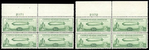 US Stamps Prices Scott Cat. C18 - 50c 1933 Air Graf Zeppelin. Matthew Bennett International, Sep 2011, Sale 338, Lot 2002