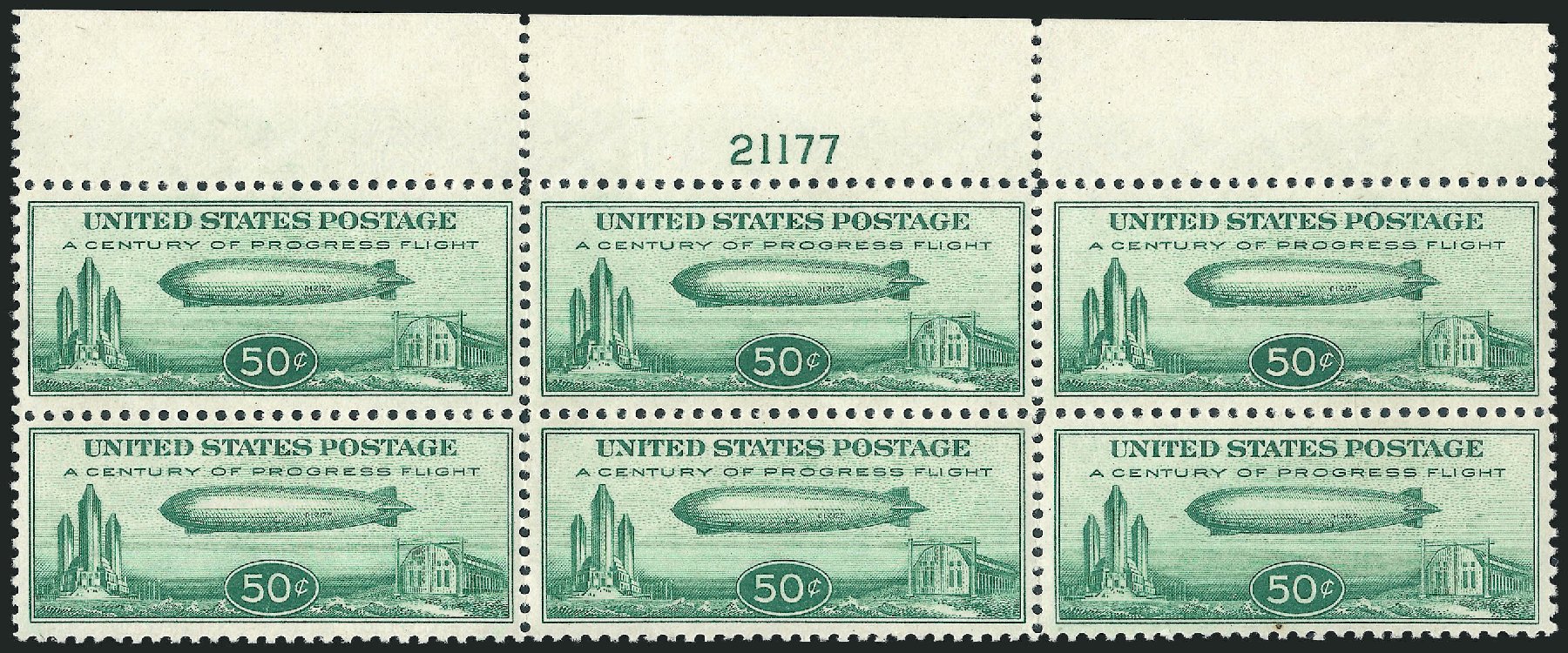 Cost of US Stamps Scott Catalogue # C18 - 50c 1933 Air Graf Zeppelin. Robert Siegel Auction Galleries, Oct 2011, Sale 1014, Lot 2202