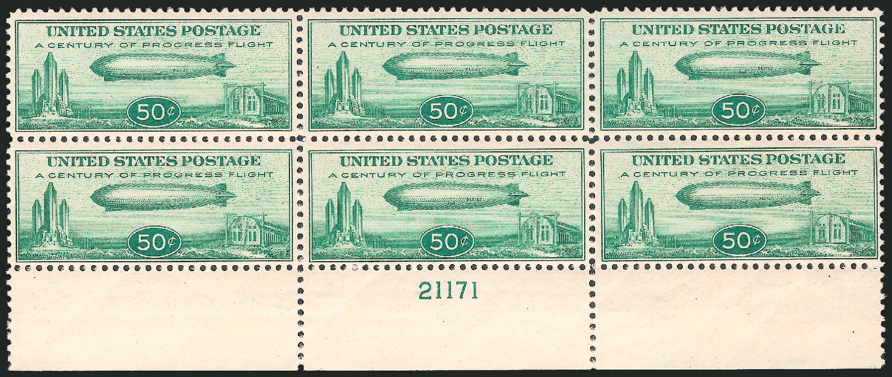 US Stamps Price Scott Catalogue C18: 50c 1933 Air Graf Zeppelin. Robert Siegel Auction Galleries, Dec 2012, Sale 1037, Lot 2232