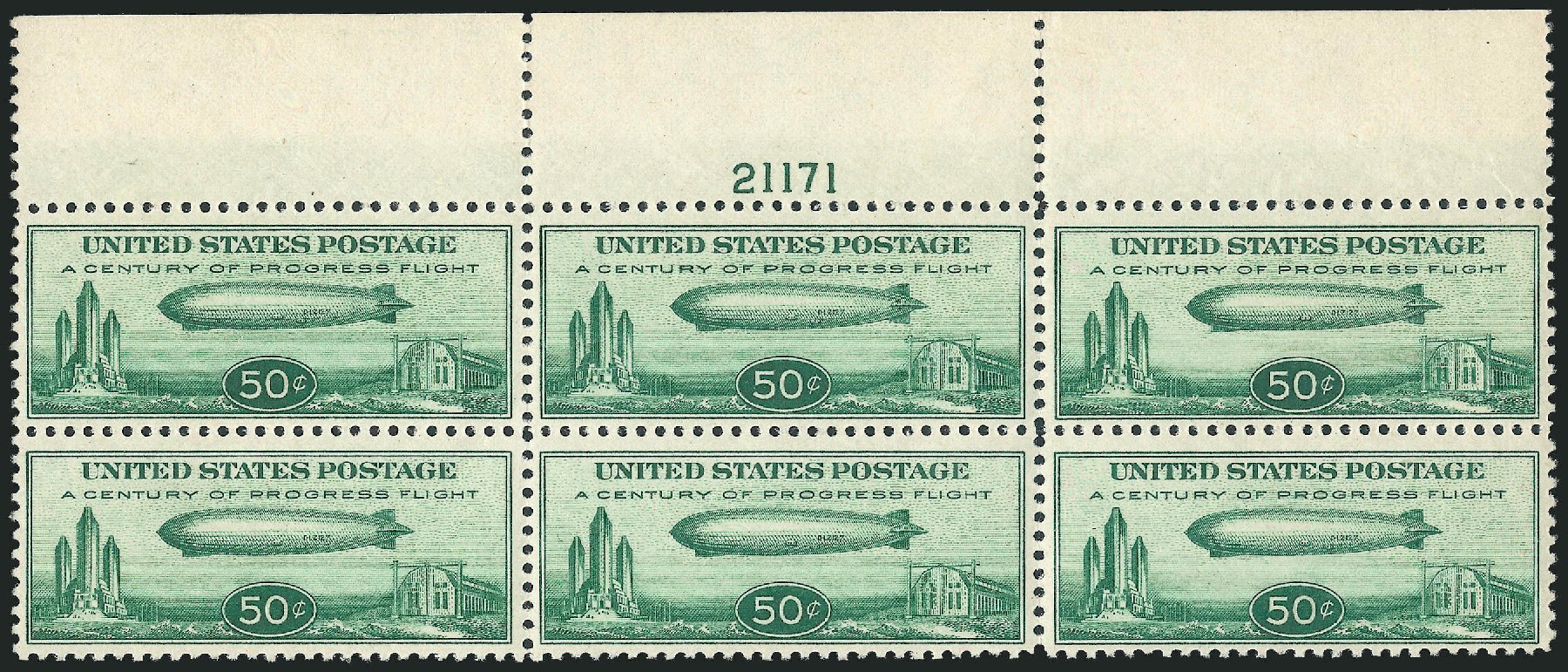 Value of US Stamps Scott Cat. #C18: 1933 50c Air Graf Zeppelin. Robert Siegel Auction Galleries, Mar 2011, Sale 1007, Lot 2933