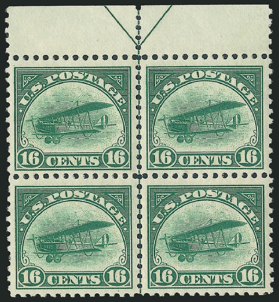 Price of US Stamps Scott Catalogue # C2 - 16c 1918 Air Curtiss Jenny. Robert Siegel Auction Galleries, Mar 2013, Sale 1040, Lot 2068