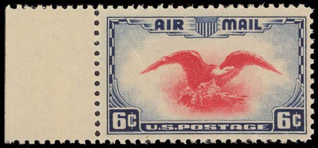 Price of US Stamp Scott Catalog #C23 - 1938 6c Air Eagle. Daniel Kelleher Auctions, Oct 2012, Sale 632, Lot 1491