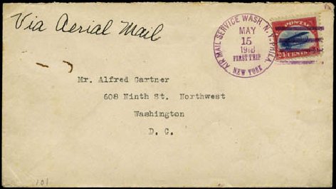 Price of US Stamps Scott Cat. # C3 - 1918 24c Air Curtiss Jenny. Harmer-Schau Auction Galleries, Feb 2012, Sale 92, Lot 1257