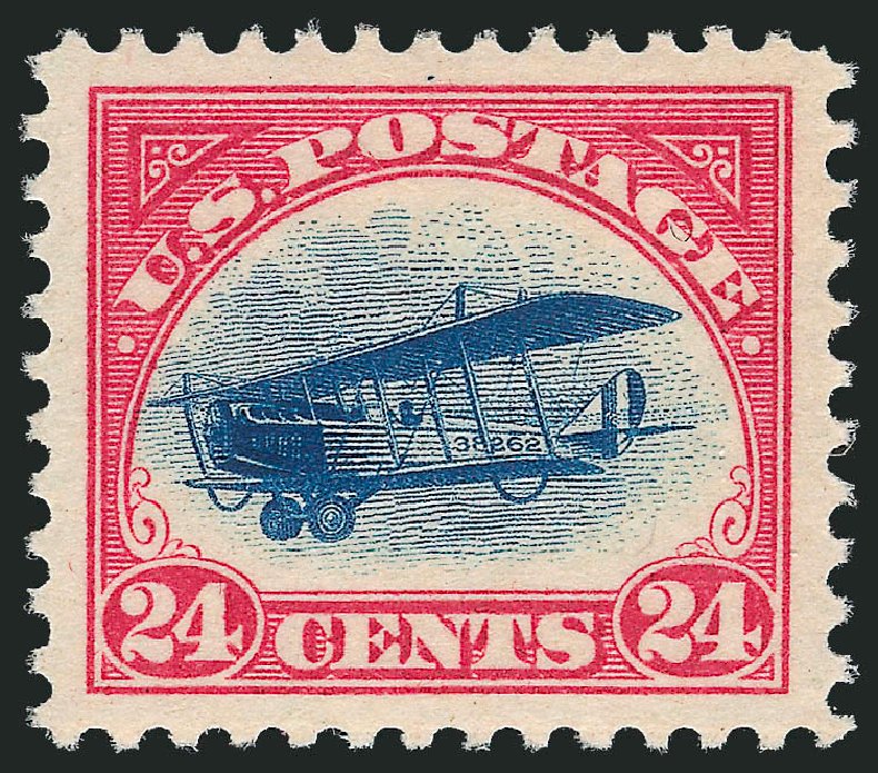Prices of US Stamps Scott Cat. # C3 - 24c 1918 Air Curtiss Jenny. Robert Siegel Auction Galleries, Mar 2011, Sale 1007, Lot 2907