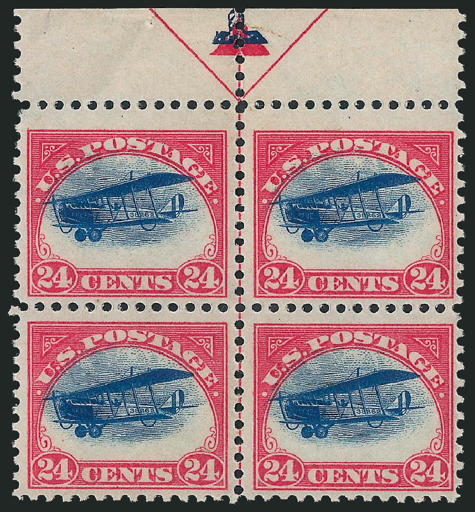 US Stamp Value Scott Catalogue C3 - 24c 1918 Air Curtiss Jenny. Robert Siegel Auction Galleries, Mar 2011, Sale 1007, Lot 2908