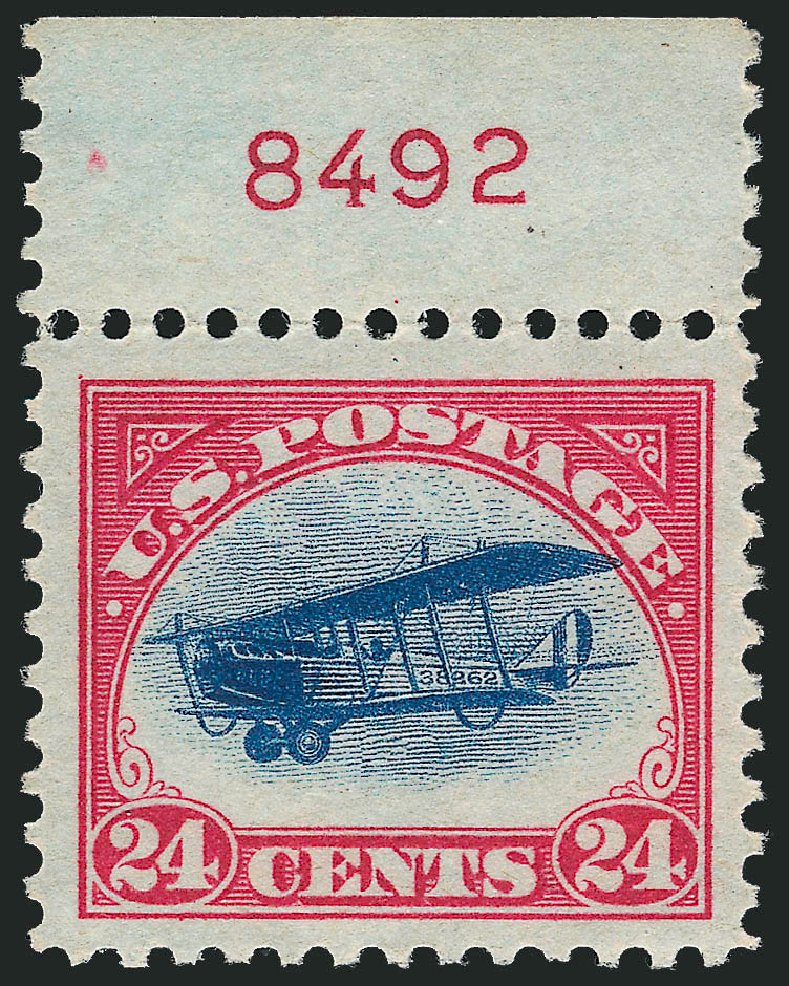 Values of US Stamps Scott Catalog # C3 - 1918 24c Air Curtiss Jenny. Robert Siegel Auction Galleries, Sep 2009, Sale 968B, Lot 758