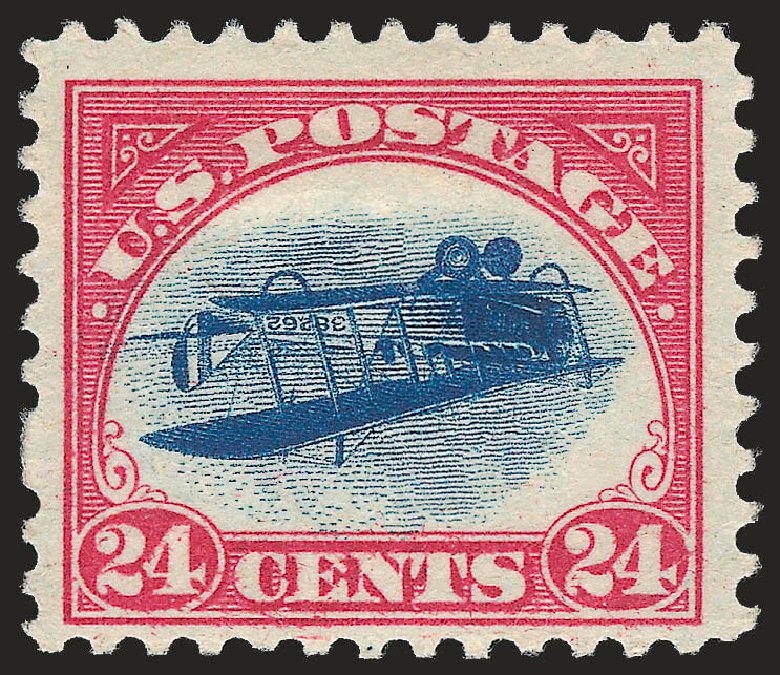Costs of US Stamp Scott Cat. # C3 - 1918 24c Air Curtiss Jenny. Robert Siegel Auction Galleries, Apr 2009, Sale 972, Lot 3388
