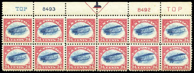 Costs of US Stamp Scott Catalog #C3: 1918 24c Air Curtiss Jenny. Matthew Bennett International, Apr 2008, Sale 326, Lot 559