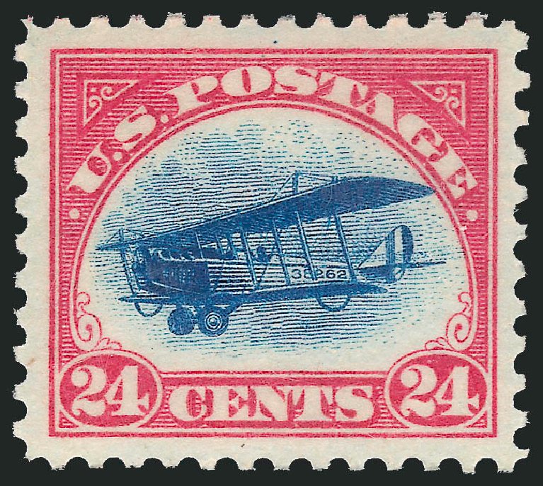Values of US Stamp Scott Catalogue C3: 1918 24c Air Curtiss Jenny. Robert Siegel Auction Galleries, Jun 2011, Sale 1011, Lot 820