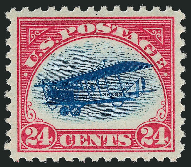 US Stamp Prices Scott C3 - 24c 1918 Air Curtiss Jenny. Robert Siegel Auction Galleries, Oct 2011, Sale 1014, Lot 2141