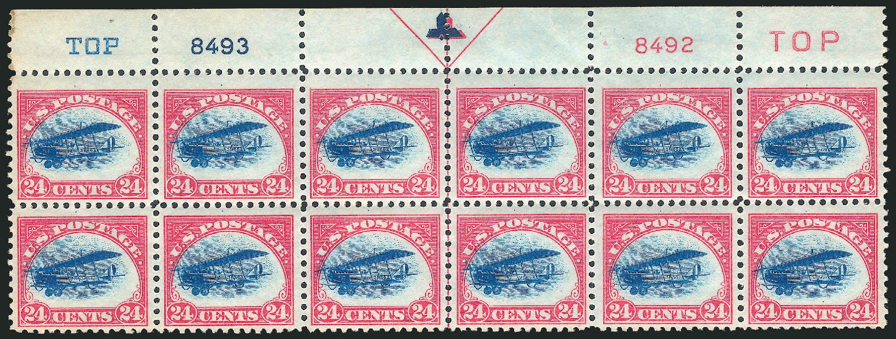 Cost of US Stamp Scott # C3: 1918 24c Air Curtiss Jenny. Robert Siegel Auction Galleries, Mar 2013, Sale 1040, Lot 2071