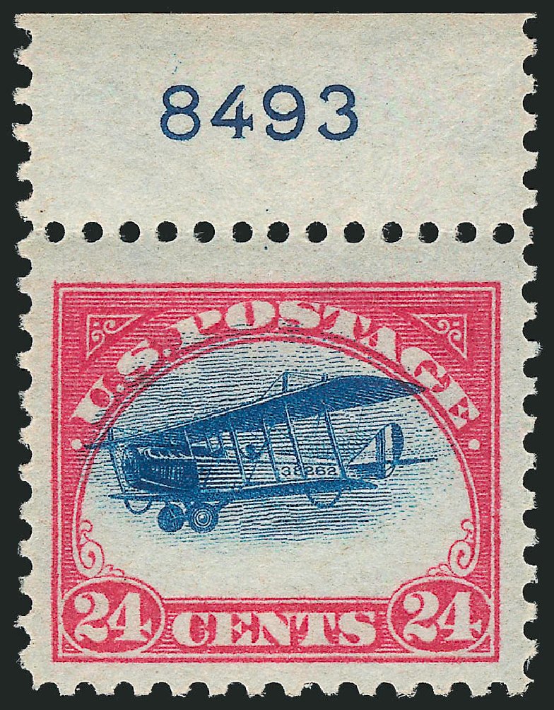 Prices of US Stamp Scott Catalog C3 - 1918 24c Air Curtiss Jenny. Robert Siegel Auction Galleries, Jul 2013, Sale 1050, Lot 691