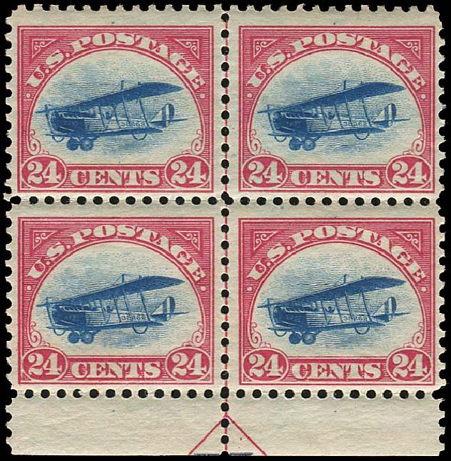 Cost of US Stamps Scott Cat. #C3 - 1918 24c Air Curtiss Jenny. Regency-Superior, Nov 2014, Sale 108, Lot 1074