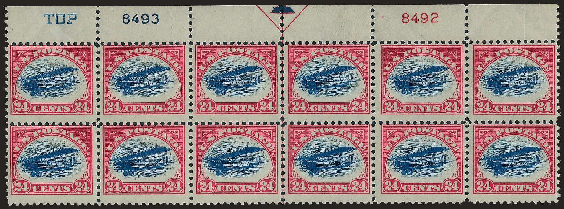Values of US Stamps Scott Catalog # C3 - 24c 1918 Air Curtiss Jenny. Robert Siegel Auction Galleries, Apr 2009, Sale 971, Lot 1864
