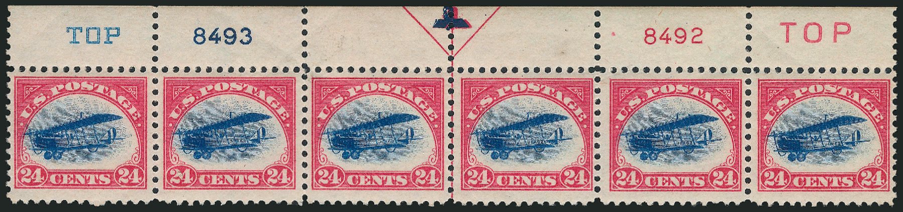 Price of US Stamps Scott # C3: 24c 1918 Air Curtiss Jenny. Robert Siegel Auction Galleries, Oct 2011, Sale 1014, Lot 2145
