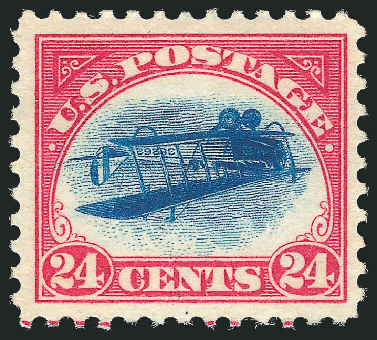 Value of US Stamps Scott Catalogue # C3 - 24c 1918 Air Curtiss Jenny. Robert Siegel Auction Galleries, Nov 2012, Sale 1034, Lot 522