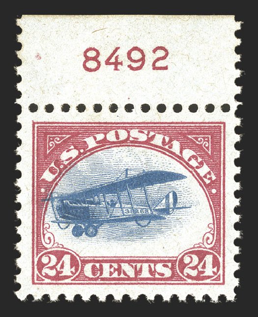 Value of US Stamps Scott Catalog C3 - 1918 24c Air Curtiss Jenny. Spink Shreves Galleries, Mar 2013, Sale 142, Lot 412
