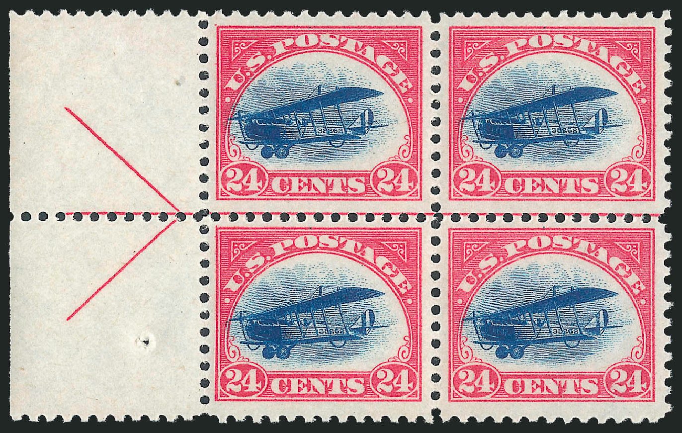 Value of US Stamps Scott Catalogue #C3: 24c 1918 Air Curtiss Jenny. Robert Siegel Auction Galleries, Oct 2011, Sale 1014, Lot 2143