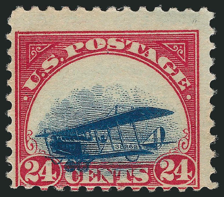 US Stamp Prices Scott Cat. #C3 - 24c 1918 Air Curtiss Jenny. Robert Siegel Auction Galleries, Jun 2012, Sale 1026, Lot 1493
