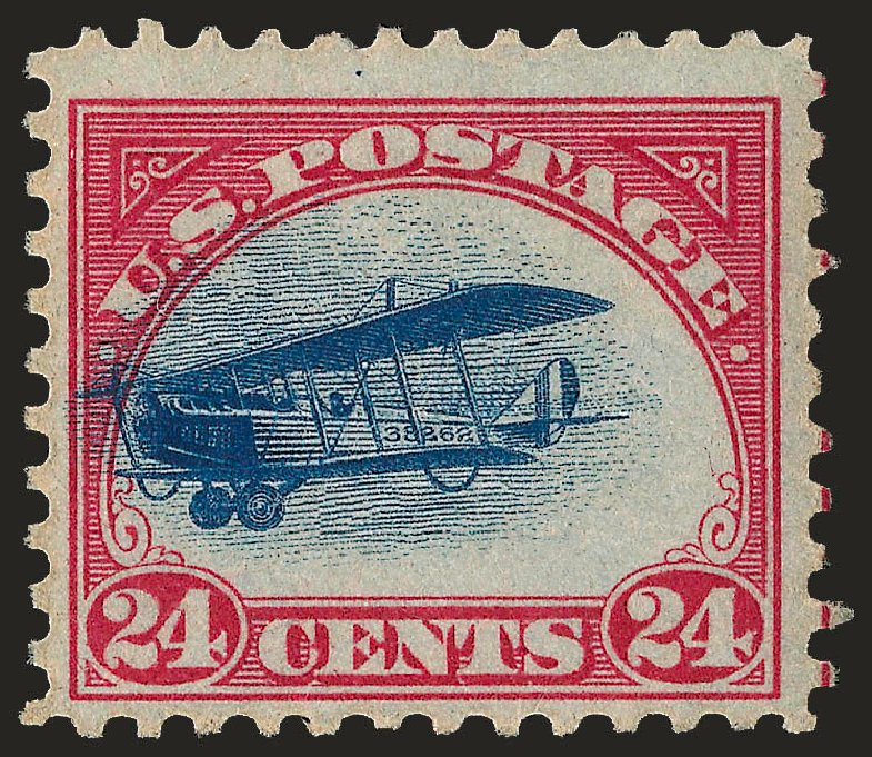 US Stamp Prices Scott C3 - 24c 1918 Air Curtiss Jenny. Robert Siegel Auction Galleries, Dec 2008, Sale 967, Lot 5033