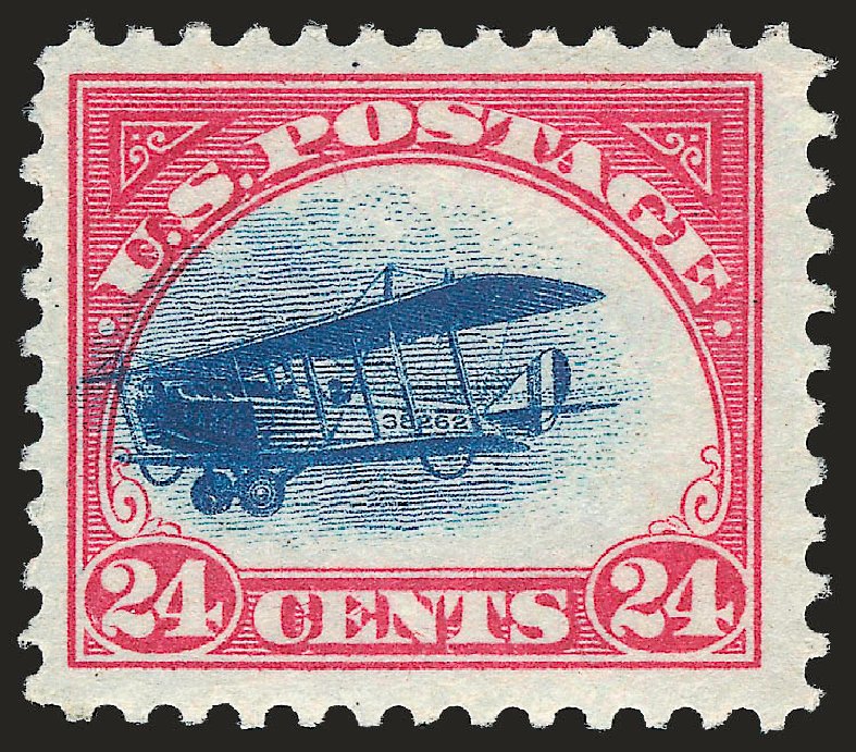 Price of US Stamps Scott Catalog # C3 - 24c 1918 Air Curtiss Jenny. Robert Siegel Auction Galleries, Apr 2010, Sale 984, Lot 1043