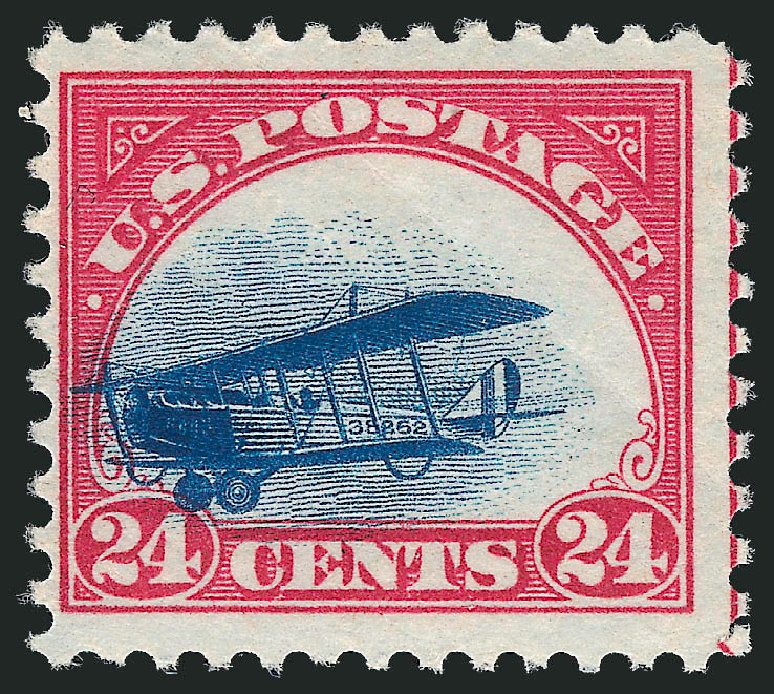 Prices of US Stamps Scott Catalog C3: 24c 1918 Air Curtiss Jenny. Robert Siegel Auction Galleries, Oct 2011, Sale 1013, Lot 486