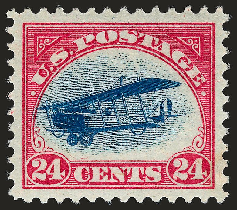 Cost of US Stamps Scott C3: 1918 24c Air Curtiss Jenny. Robert Siegel Auction Galleries, Sep 2008, Sale 962, Lot 2936