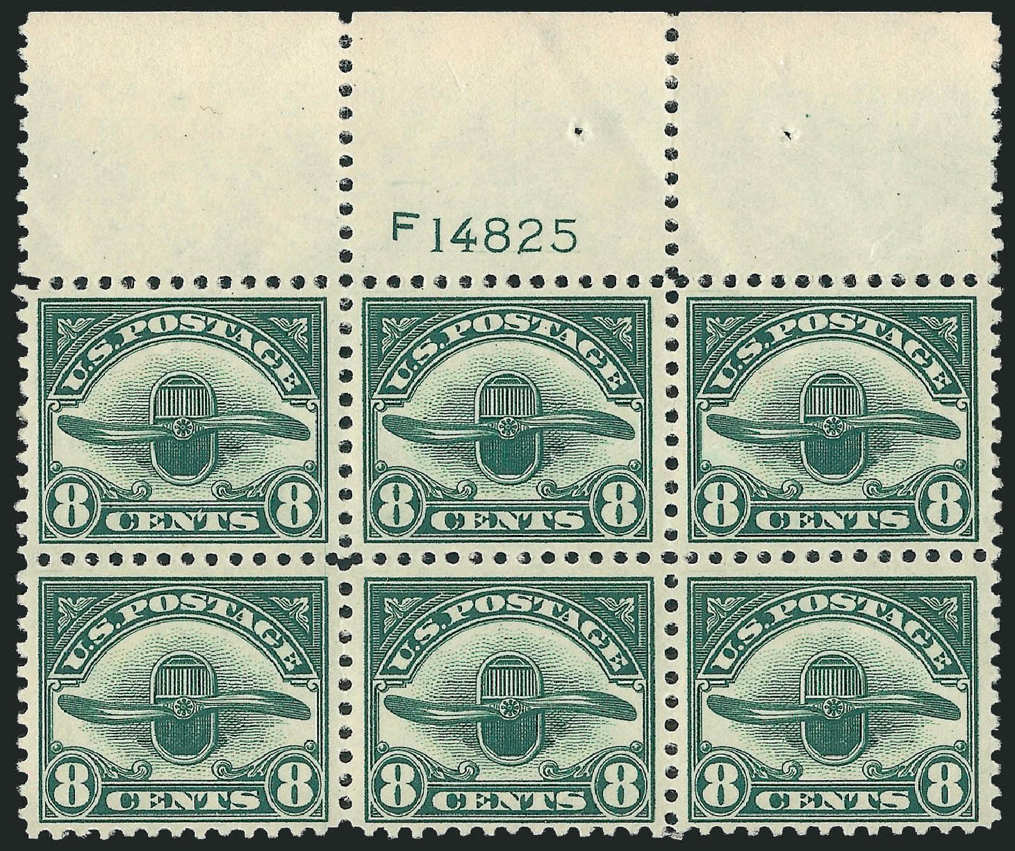 Price of US Stamp Scott Catalog #C4 - 1923 8c Air Radiator and Propeller. Robert Siegel Auction Galleries, Apr 2009, Sale 971, Lot 1867