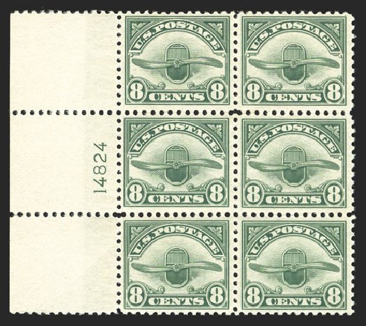 Prices of US Stamp Scott Catalog #C4: 1923 8c Air Radiator and Propeller. Spink Shreves Galleries, Mar 2013, Sale 142, Lot 417