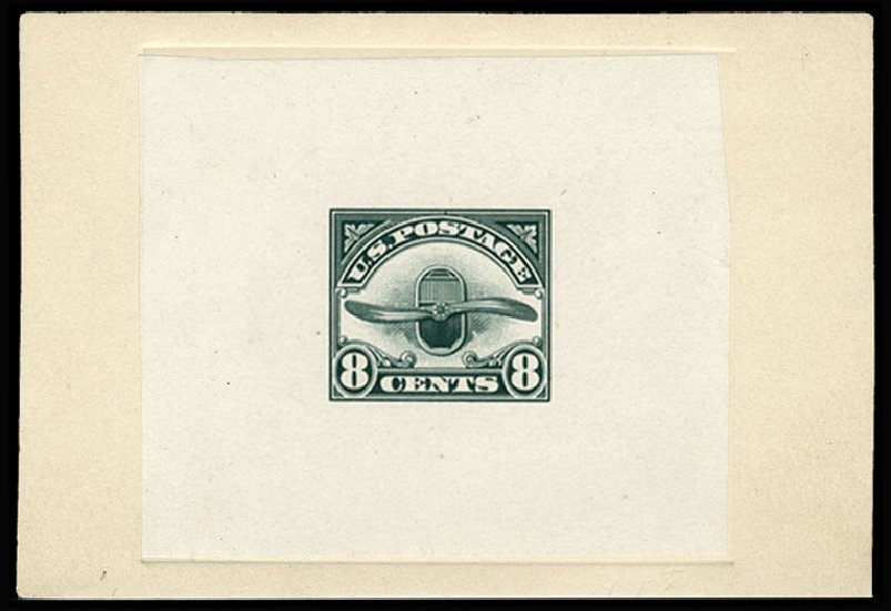 US Stamps Values Scott #C4 - 1923 8c Air Radiator and Propeller. Cherrystone Auctions, Mar 2013, Sale 201303, Lot 99
