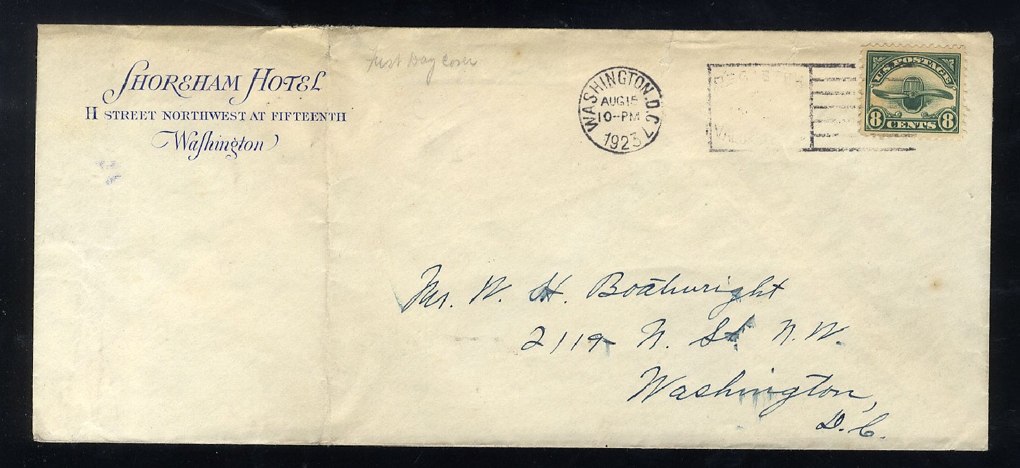 Values of US Stamps Scott Catalogue # C4: 8c 1923 Air Radiator and Propeller. Cherrystone Auctions, Jun 2012, Sale 201206, Lot 160